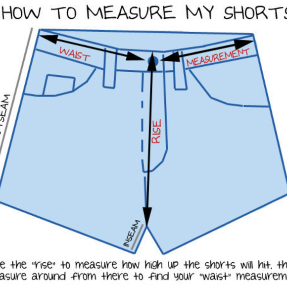 XSOLDX Red White Blue Cut Off Jean 4th July Short - Picture 5 of 5